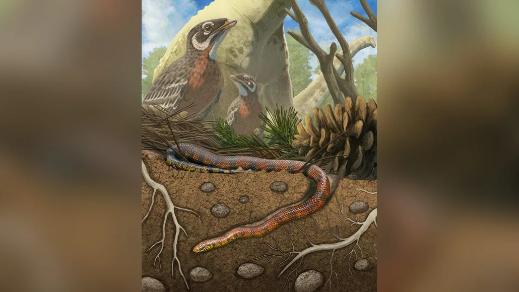 A rare 3-D snake fossil is spilling secrets of its unusual lifestyle